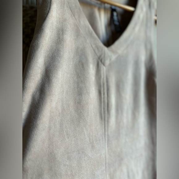 Taupe/Beige M/L Boho Mini Dress - Picture 2 of 3